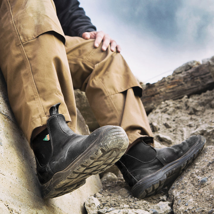 Blundstone 163 Unisex CSA Black Chelsea Work Boot