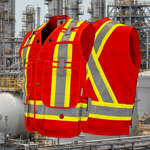 Atlas AR/FR Orange Surveyor Vests 2272OR