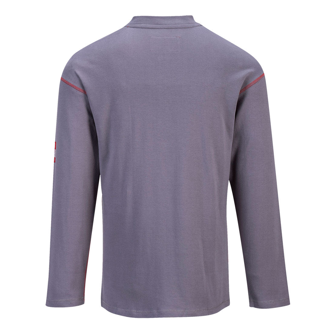 PORTWEST Gray Long Sleeve FR Henley T Shirt FR02