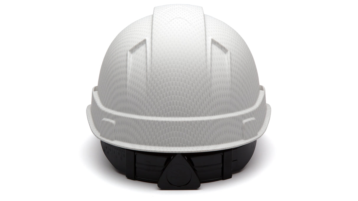 Pyramex Matte White Graphite Ridgeline Standard Hard Hat HP44116C