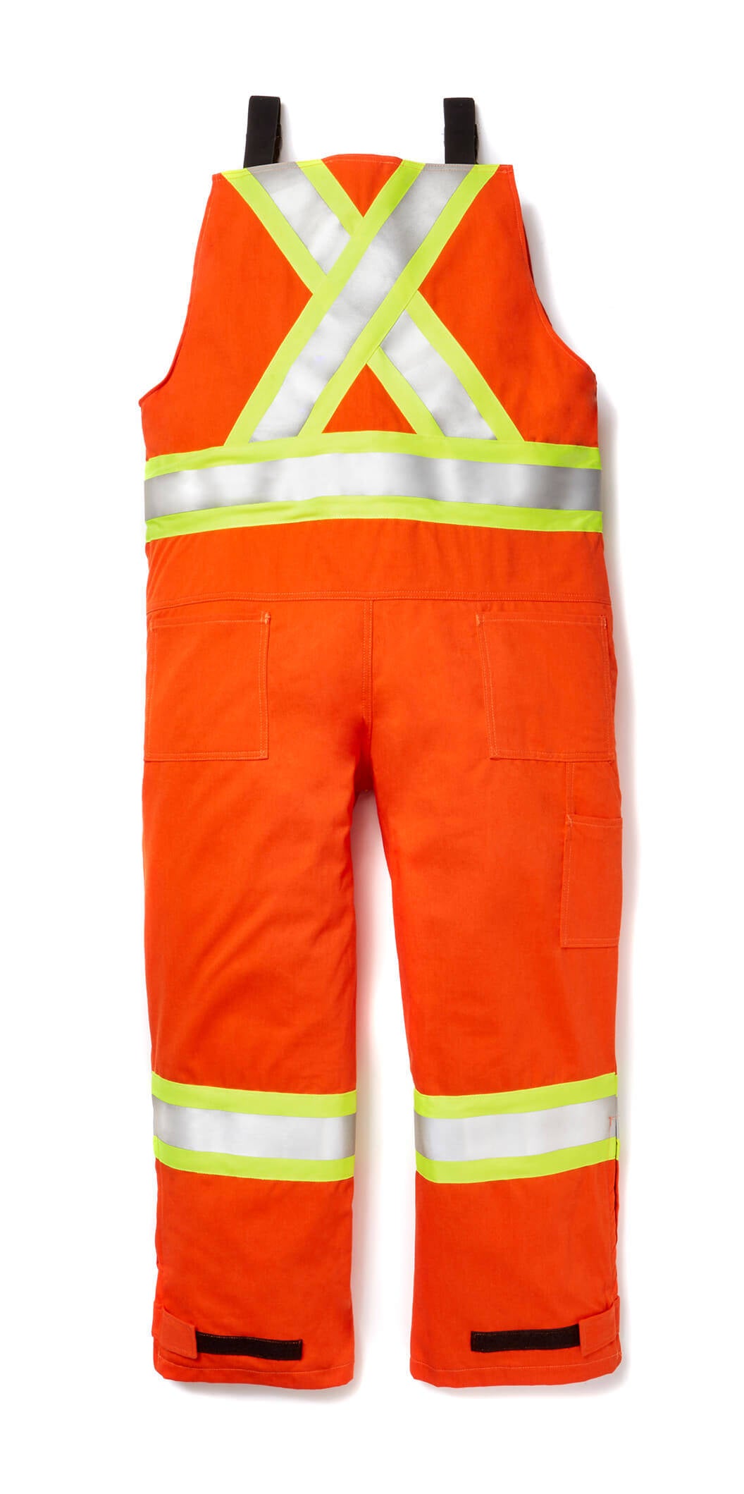 Rasco FR Hi Vis Orange Bib Overall With 4'' CSA Z96-15 Reflective Tape FR6606OH