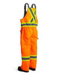 Thumbnail for Men's Orange Heavy Weight Hi-Vis -50 FR Ripstop Waterproof Bibs 024-FR835-MX-OR