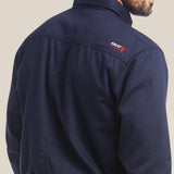 Ariat FR Navy Button Down Work Shirt 10018816