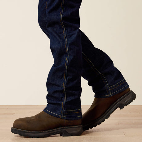 Ariat FR M7 Rinse DuraStretch Workhorse Stackable Straight Leg Jean 10034626