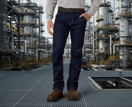 Ariat FR M7 Rinse DuraStretch Workhorse Stackable Straight Leg Jean 10034626