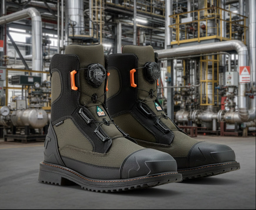 Men's RigTEK Wildcat BOA 8" CSA Waterproof Square Toe Composite Toe Work Boot 10035930
