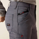 Ariat FR M5 Grey DuraLight Ripstop Stackable Straight Leg Pant 10039285