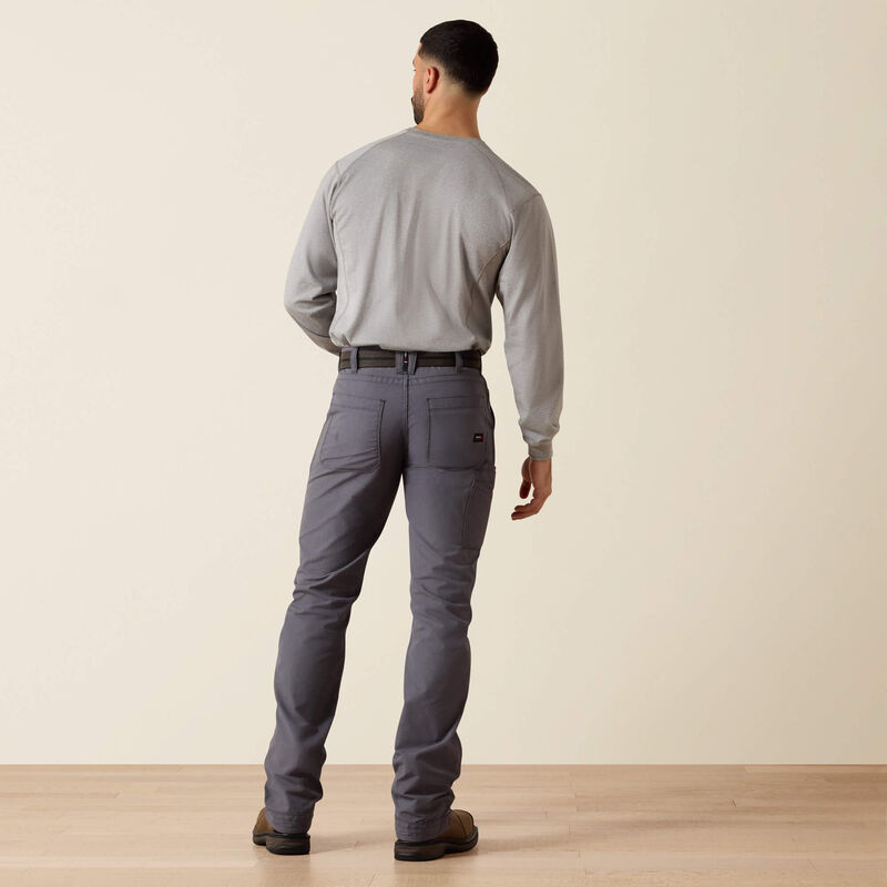 Ariat FR M5 Grey DuraLight Ripstop Stackable Straight Leg Pant 10039285