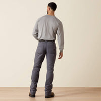 Thumbnail for Ariat FR M5 Grey DuraLight Ripstop Stackable Straight Leg Pant 10039285
