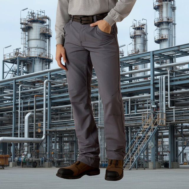 Ariat FR M5 Grey DuraLight Ripstop Stackable Straight Leg Pant 10039285