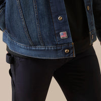 Thumbnail for Ariat FR DuraStretch Denim Trucker Jacket 10041075