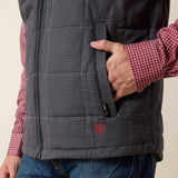 Ariat Men's FR Crius Iron Grey Insulated Vest 10041623