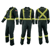 Thumbnail for Atlas Guardian Green AR/FR Mens Coveralls 1072GN