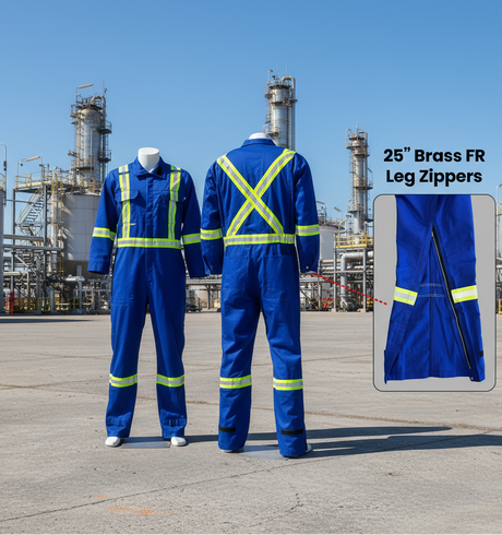 Atlas Guardian Royal AR/FR Mens Coveralls w/ Leg Zippers 1272RB