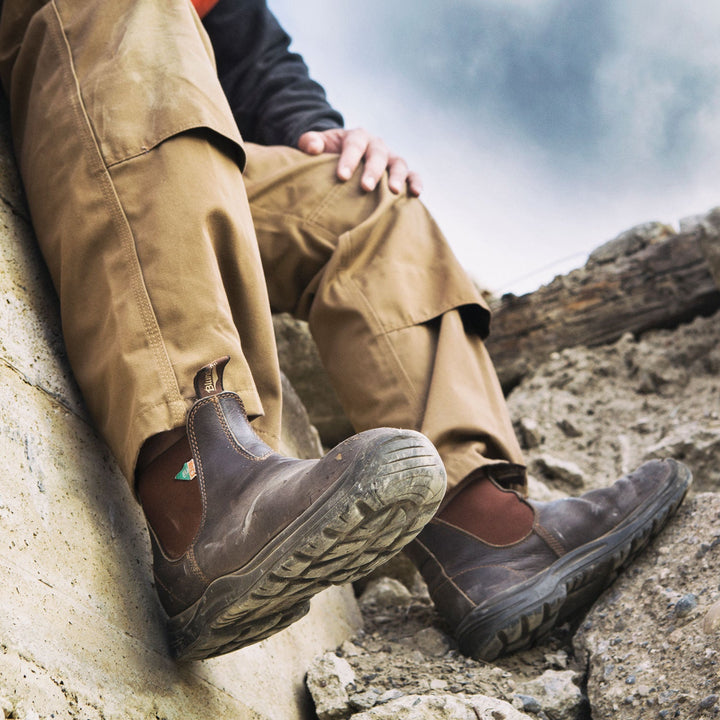Blundstone 162 Unisex CSA Stout Brown Chelsea Work Boot