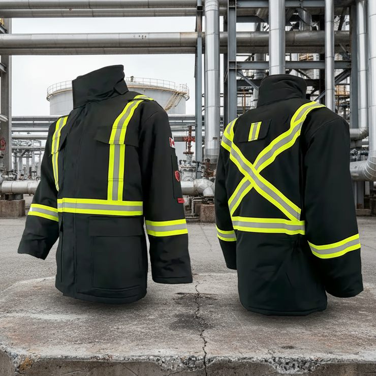 Atlas GuardianÂ® FR/AR Black Insulated Parka 2191BLK