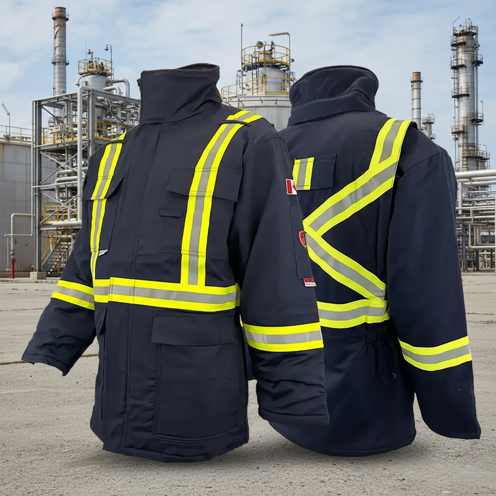 Atlas GuardianÂ® FR/AR Navy Insulated Parka 2191NB