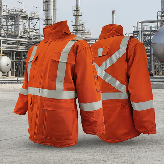 Atlas GuardianÂ® FR/AR Orange Insulated Parka 2191OR