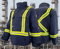 Thumbnail for Atlas Guardian® FR/AR Navy Blue Bomber Jacket 2193NB