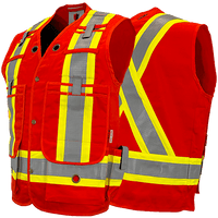 Thumbnail for Atlas AR/FR Orange Surveyor Vests 2272OR