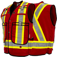 Thumbnail for Atlas AR/FR Red Surveyor Vests 2272RD