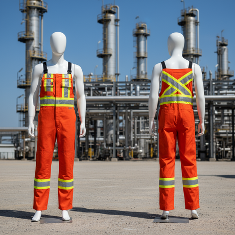 Atlas Guardian Orange 4" Reflective AR/FR Bibs 3074OR