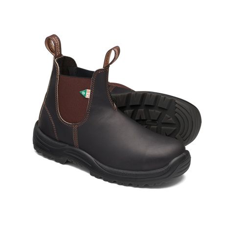 Blundstone 162 Unisex CSA Stout Brown Chelsea Work Boot