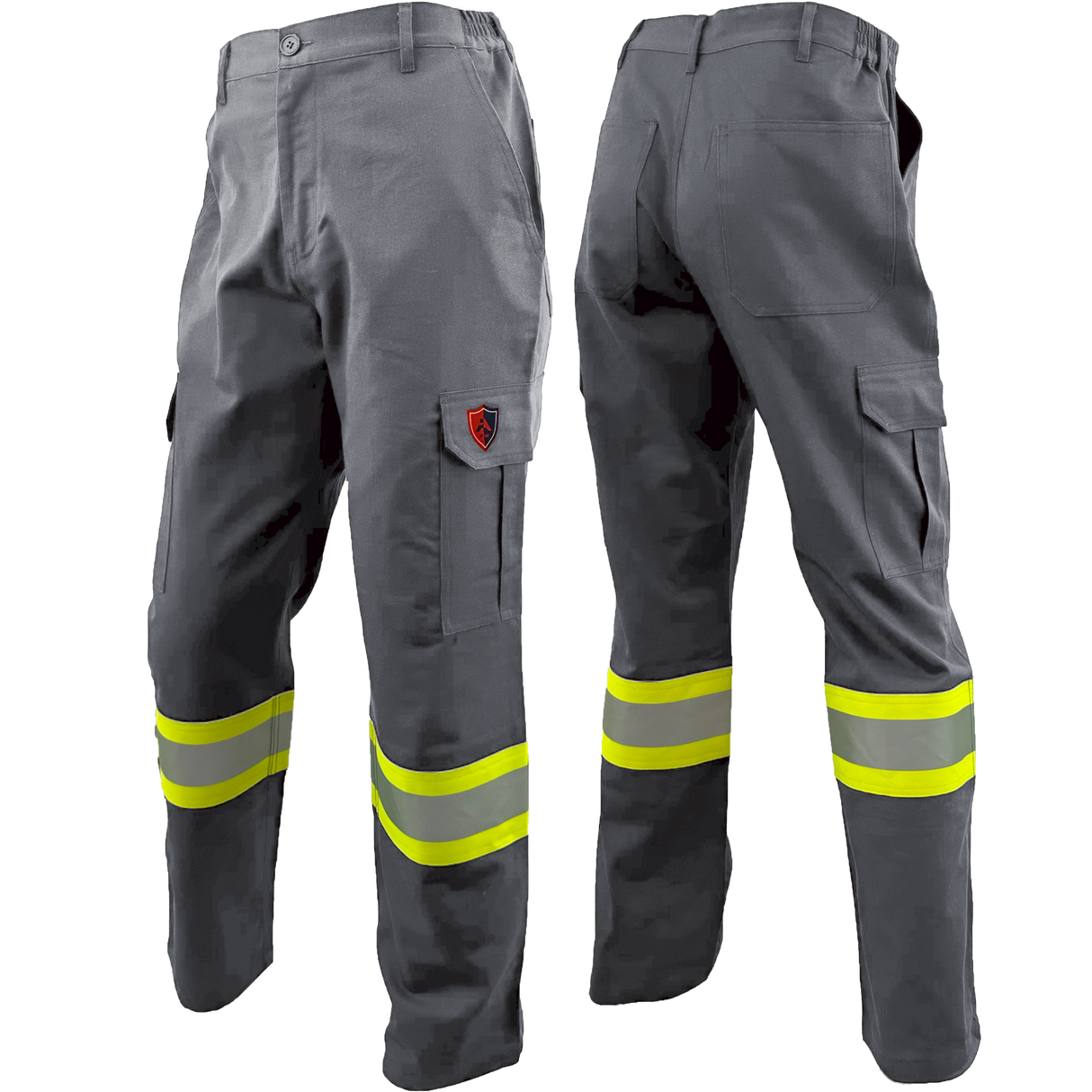 Atlas AR/FR Grey Cargo Pants W/ 4" Striping 4054GR