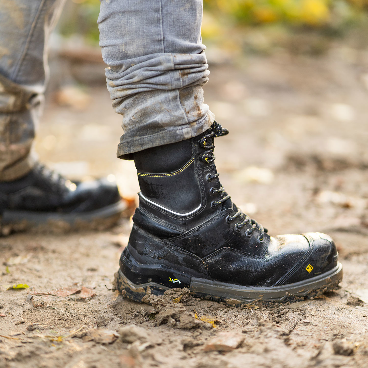 Men's Terra Black Gantry 8" Waterproof Composite Toe Safety Work Boot TR0A4NRQBLK