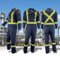 Thumbnail for Atlas Guardian Navy AR/FR Mens Coveralls 1072NB
