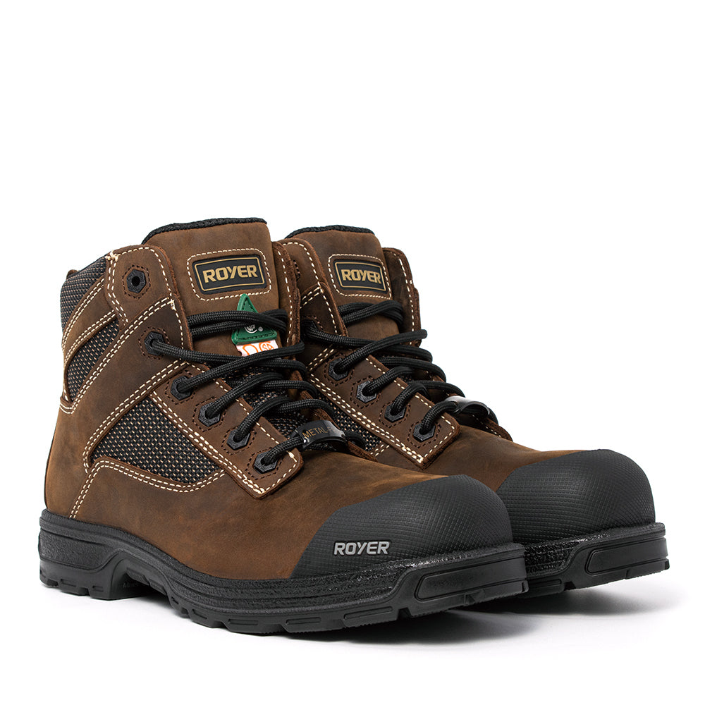 Royer Men's Agility Brown 6" Work Boot 5620GT