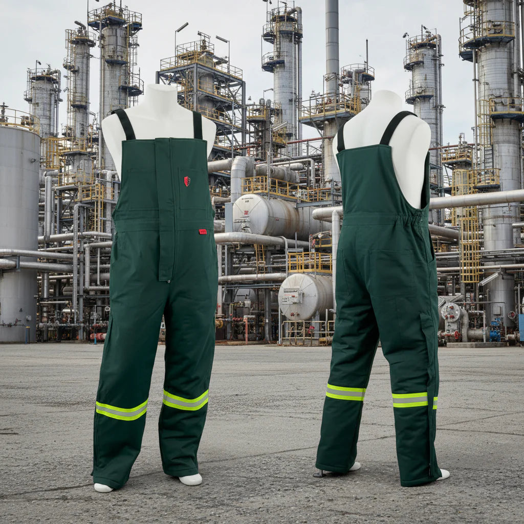 Atlas Green Men's GuardianÂ® FR/AR Insulated Bibs 2192GN