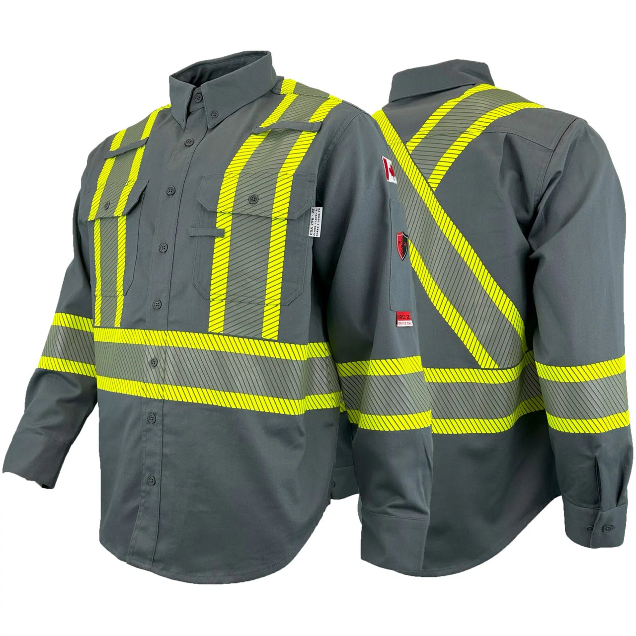 Atlas Gray Men's Guardian® FR/AR Work Shirts 4044GR