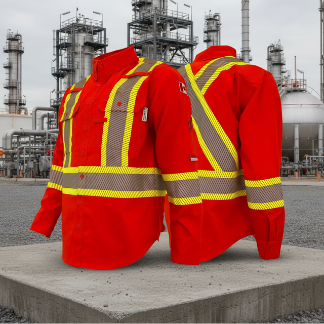 Atlas Orange Men's Guardian® FR/AR Work Shirts 4044OR