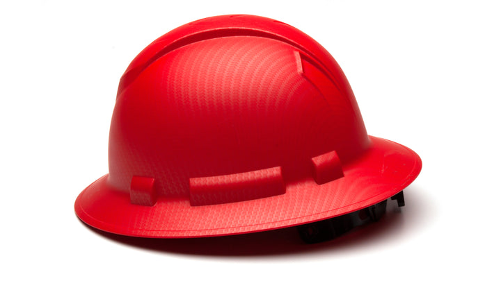 Pyramex Red Graphite Ridgeline Full Brim Hard Hat HP54121