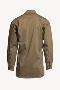 Thumbnail for Lapco FR Men's Khaki 7oz Button Down Uniform Shirt IKH7