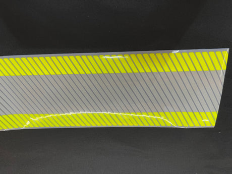 4" Y/S/Y FR Segmented Heat Applied Reflective Striping