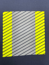 4" Y/S/Y FR Segmented Heat Applied Reflective Striping