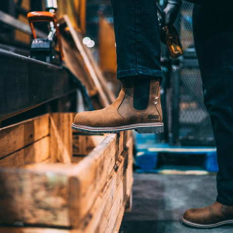 Women's Kodiak Brown Bralorne Chelsea Work Boot 4TDFBN