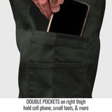 Black Stallion 10 oz. Charcoal Gray AR/FR Stretch Canvas Utility Pant PF5530-CG