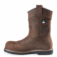 Thumbnail for Men's Kodiak Dark Brown McKinney Wellington Waterproof Work Boot 4TERDB