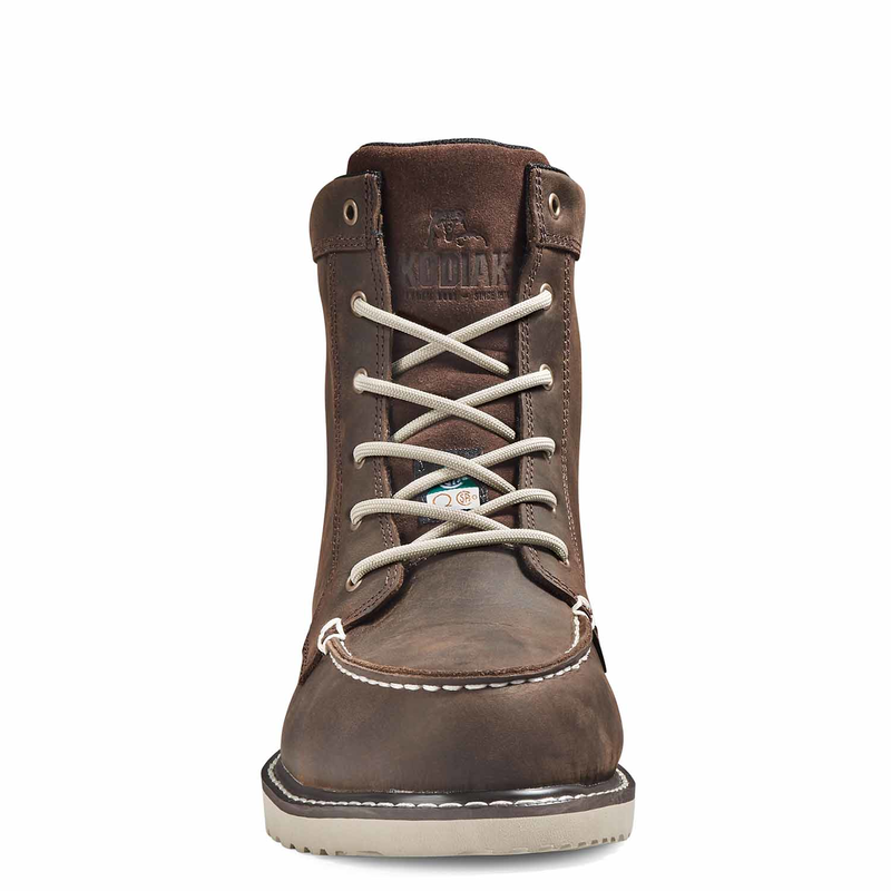 Women's Kodiak Dark Brown Whitton 6" Work Boot 4TEYDB