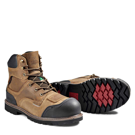 Men's Kodiak Brown Generations Widebody 6" Waterproof Work Boot 4TGB