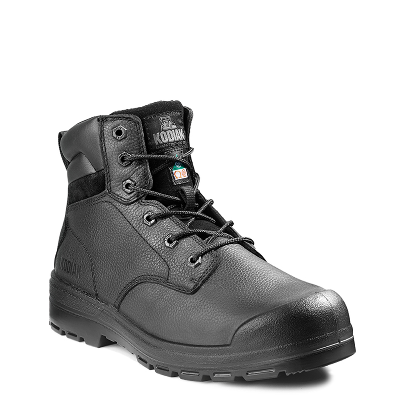 Men's Kodiak Black Greb 6" Work Boot 4TH4BK