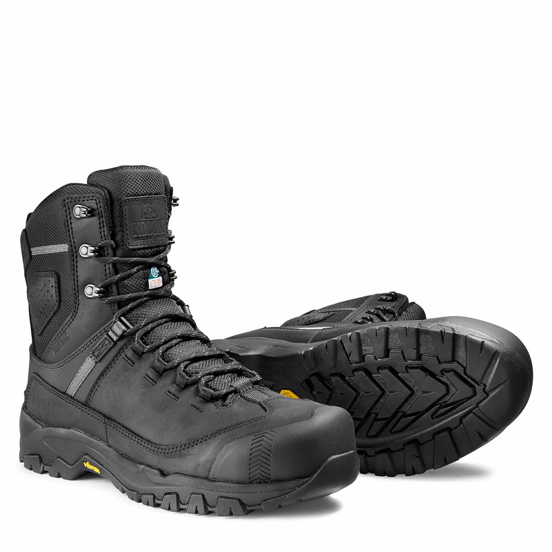 Men's Kodiak Black Quest Bound 8" Waterproof Work Boot 4THHBK