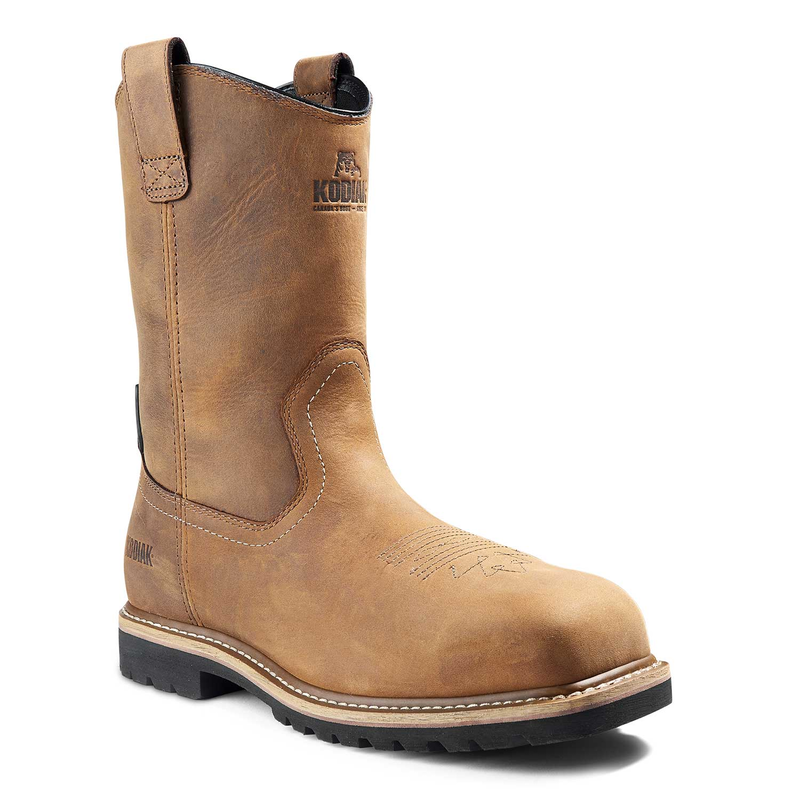 Men's Kodiak Lundbreck Waterproof Square-Composite Toe Wellington Work Boot 837CBN