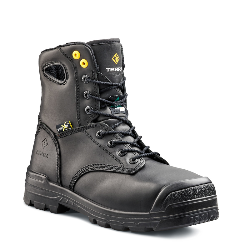 Men's Terra Black Paladin 8" Work Boot with Internal Met Guard R2988B