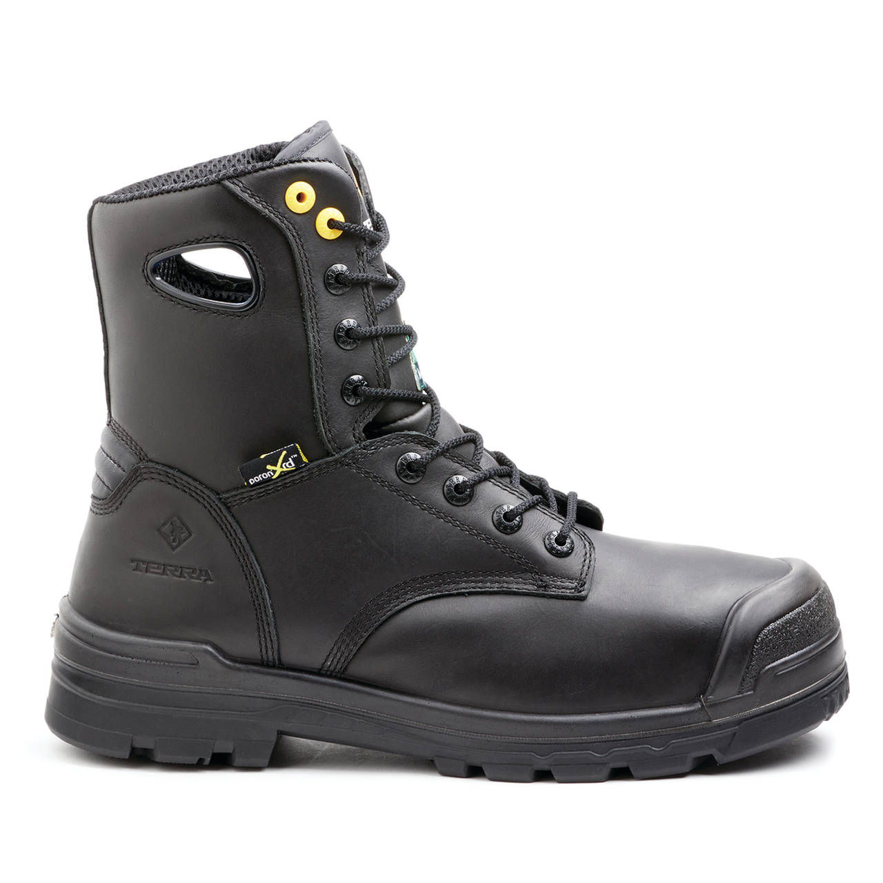 Men's Terra Black Paladin 8" Work Boot with Internal Met Guard R2988B