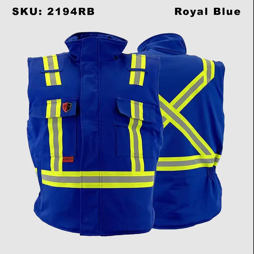 Royal Blue Guardian® FR/AR Bomber Vests 2194RB