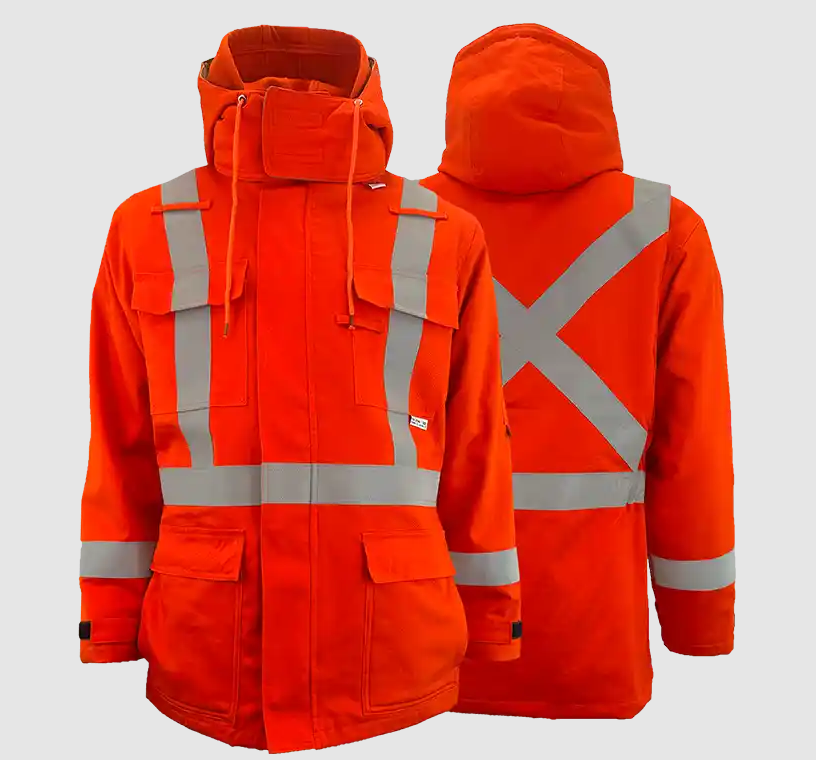 Atlas GuardianÂ® FR/AR 3-In-1 Hi-Vis Orange Parka 2196OR